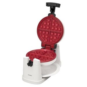 Cruxgg ROTO Rotating Belgian Waffle Maker Red/White